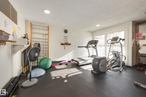 1406 12303 Jasper Avenue, Edmonton, AB - Indoor Photo Showing Gym Room