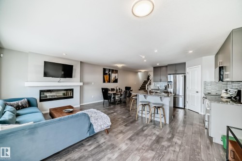 2329 82 Street, Edmonton, AB - Indoor With Fireplace