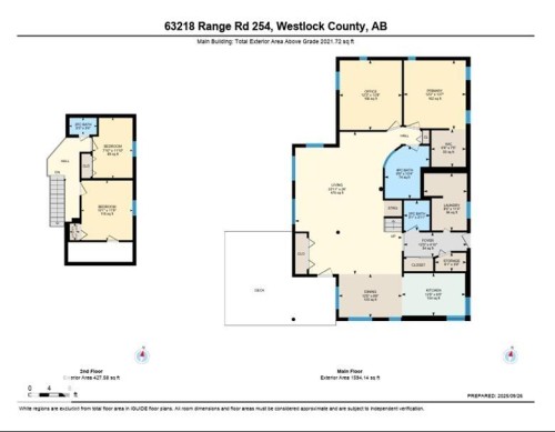 Floor plan - 63218 Range Road 254, Rural Westlock County, AB 