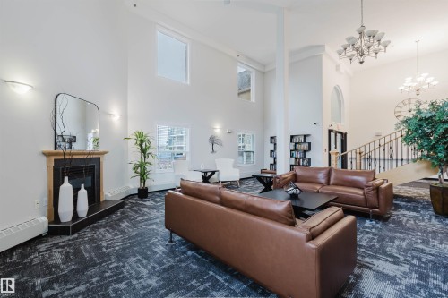 204 1320 Rutherford Road, Edmonton, AB - Indoor Photo Showing Living Room