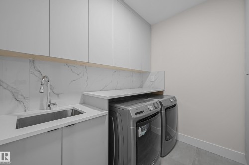 5121 Woolsey Link, Edmonton, AB - Indoor Photo Showing Laundry Room