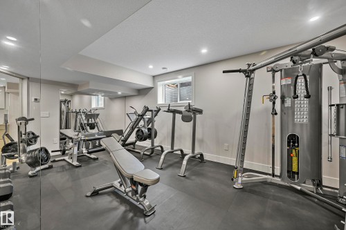 5121 Woolsey Link, Edmonton, AB - Indoor Photo Showing Gym Room