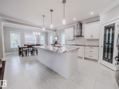 1606 Adamson Close, Edmonton, AB - Indoor Photo Showing Kitchen With Upgraded Kitchen