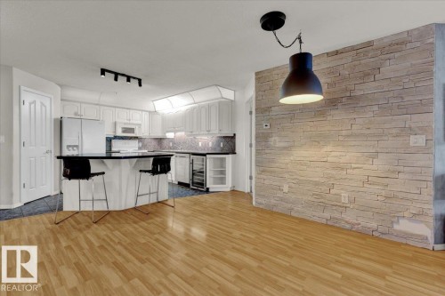 103 9008 99 Avenue, Edmonton, AB - Indoor Photo Showing Kitchen With Upgraded Kitchen