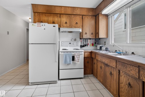 9732 75 Avenue, Edmonton, AB - Indoor Photo Showing Kitchen With Double Sink