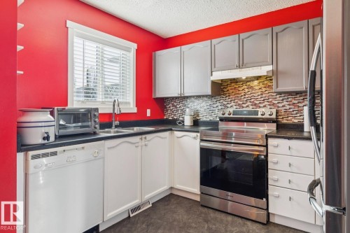 15043 132 Street, Edmonton, AB - Indoor Photo Showing Kitchen With Double Sink
