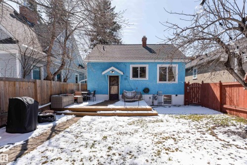 9852 86 Avenue, Edmonton, AB - Outdoor With Deck Patio Veranda