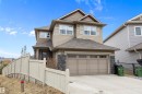 Two-story residence featuring a two-car garage with panel detailing - 1586 Chapman Way, Edmonton, AB  - Outdoor 