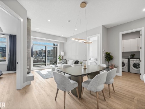 101 7471 May Common, Edmonton, AB - Indoor Photo Showing Dining Room