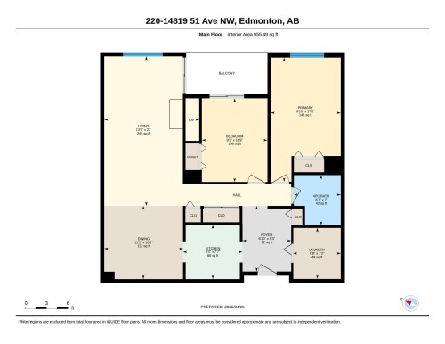 Floor plan - 220 14819 51 Avenue, Edmonton, AB - Other