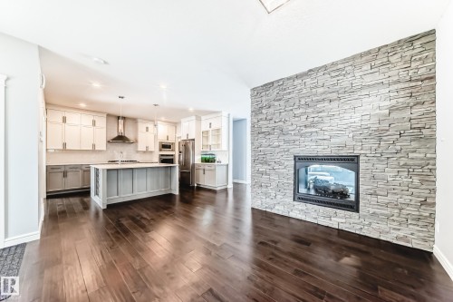 5630 Juchli Avenue, Edmonton, AB - Indoor Photo Showing Other Room With Fireplace