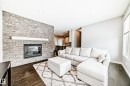 5630 Juchli Avenue, Edmonton, AB  - Indoor Photo Showing Living Room With Fireplace 