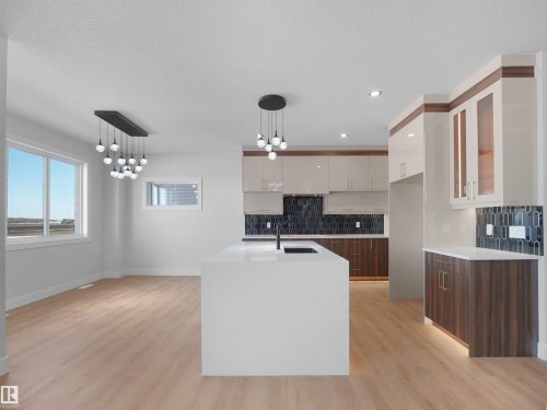 9312 183 Avenue, Edmonton, AB - Indoor Photo Showing Kitchen With Double Sink