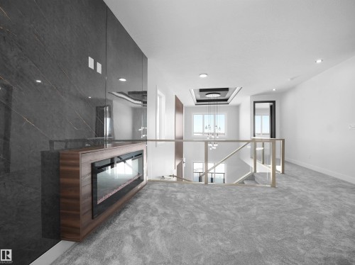 9312 183 Avenue, Edmonton, AB - Indoor Photo Showing Other Room With Fireplace