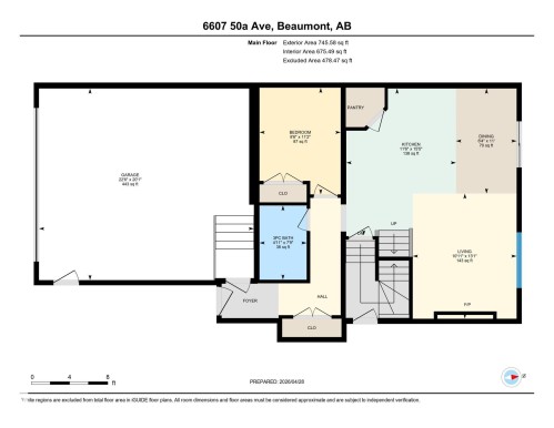 Floor plan - 6607 50A Avenue, Beaumont, AB - Other