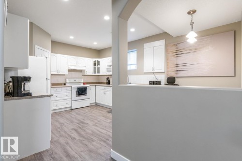 Basement suite kitchen - 16056 84 Street Nw, Edmonton, AB - Indoor Photo Showing Kitchen