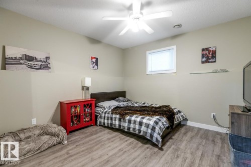 basement suite bedroom 1 - 16056 84 Street Nw, Edmonton, AB - Indoor Photo Showing Bedroom