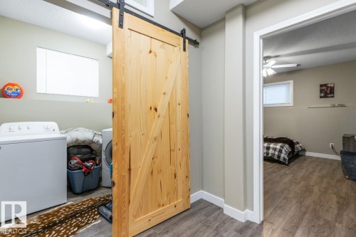 Basement suite laundry - 16056 84 Street Nw, Edmonton, AB - Indoor Photo Showing Laundry Room