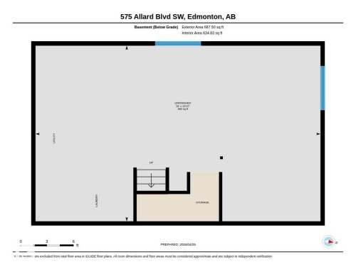 Floor plan - 575 Allard Boulevard, Edmonton, AB - Other
