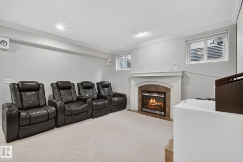 918 Hollingsworth Bend, Edmonton, AB - Indoor With Fireplace