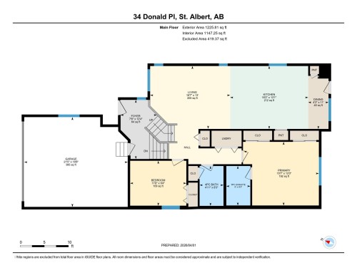 Floor plan - 34 Donald Place, St. Albert, AB - Other