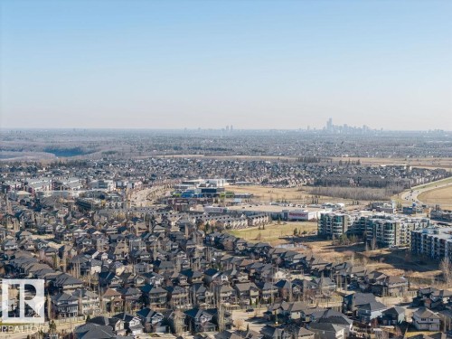 Expansive aerial perspective showcasing a residential neighborhood with diverse housing styles - Edmonton, AB - Outdoor With View