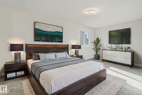 71 Lancaster Terrace, Edmonton, AB - Indoor Photo Showing Bedroom