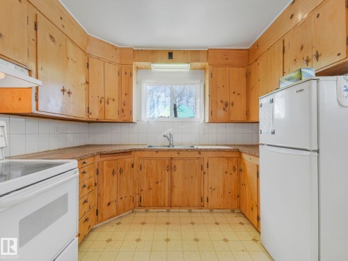 12245 96 Street, Edmonton, AB - Indoor Photo Showing Kitchen With Double Sink