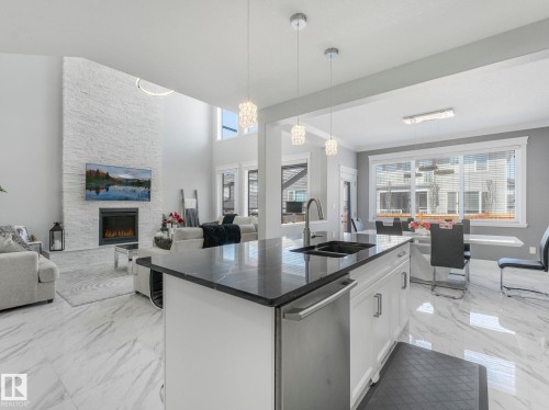 7532 173 Avenue, Edmonton, AB - Indoor With Fireplace
