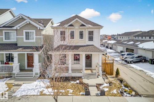 1015 East Bend, Edmonton, AB - Outdoor With Deck Patio Veranda With Facade