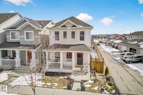 1015 East Bend, Edmonton, AB - Outdoor With Deck Patio Veranda With Facade