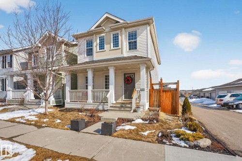 1015 East Bend, Edmonton, AB - Outdoor With Deck Patio Veranda With Facade