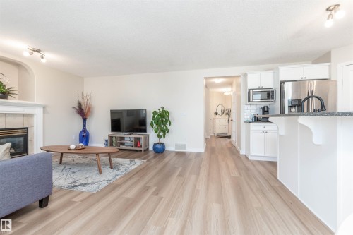 91 Appleton Crescent, Sherwood Park, AB - Indoor With Fireplace