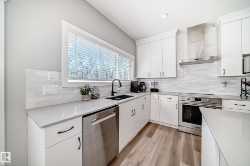 6259 175 Avenue, Edmonton, AB - Indoor Photo Showing Kitchen With Stainless Steel Kitchen With Double Sink