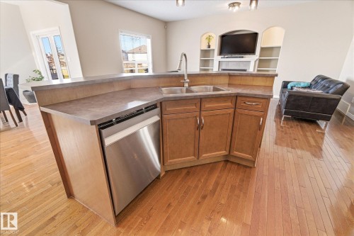8027 3 Avenue, Edmonton, AB - Indoor Photo Showing Kitchen With Double Sink