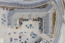 L-shaped building with a shingled roof, featuring multiple parking areas and surrounding roadways - 1306 330 Clareview Station Drive, Edmonton, AB  - Indoor Photo Showing Bathroom 