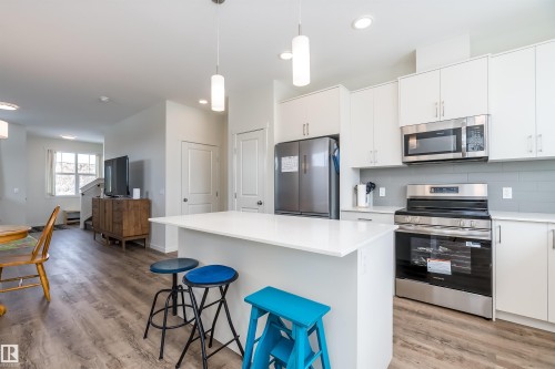 330 Edgemont Drive, Edmonton, AB - Indoor Photo Showing Kitchen With Stainless Steel Kitchen With Upgraded Kitchen