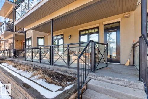 102 10811 72 Avenue, Edmonton, AB - Outdoor With Deck Patio Veranda
