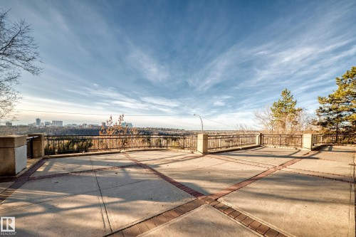 View of patio / terrace with a city view - 507 11716 100 Avenue, Edmonton, AB - Outdoor With View