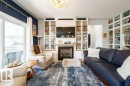 8731 85 Avenue, Edmonton, AB  - Indoor Photo Showing Living Room With Fireplace 