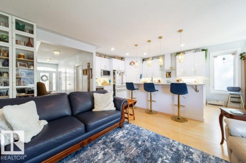 8731 85 Avenue, Edmonton, AB - Indoor Photo Showing Living Room