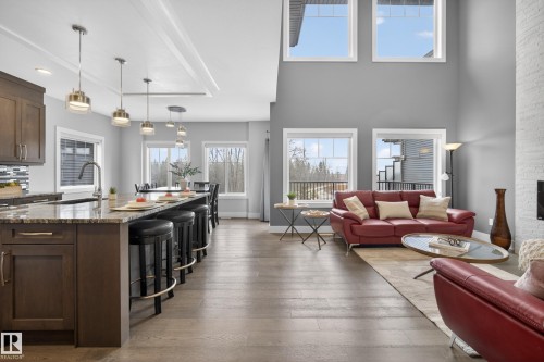 1468 Enright Landing, Edmonton, AB - Indoor With Fireplace