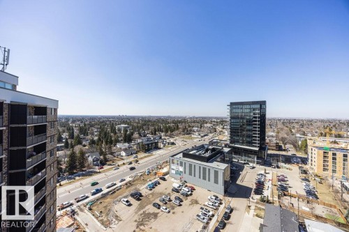 1702 13910 Stony Plain Road, Edmonton, AB - Outdoor With Balcony With View