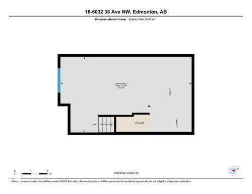 Floor plan - 18 6032 38 Avenue, Edmonton, AB - Other