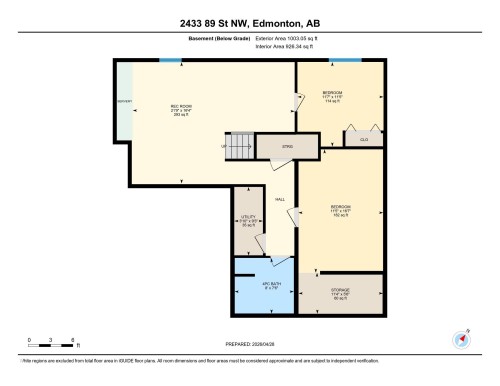 Floor plan - 2433 89 Street, Edmonton, AB - Other