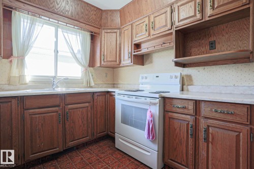 12106 43 Street, Edmonton, AB - Indoor Photo Showing Kitchen With Double Sink
