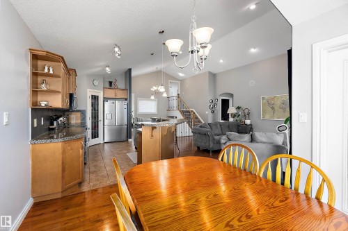 28 Woods Place, Leduc, AB - Indoor Photo Showing Dining Room