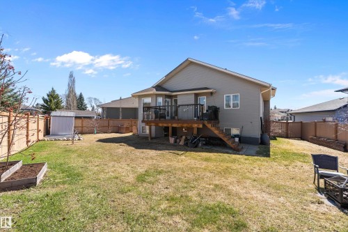 28 Woods Place, Leduc, AB - Outdoor With Deck Patio Veranda