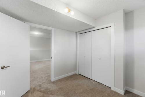 Room featuring plush carpeting, light gray wall paint, and white trim - 119 Dorchester Drive, St. Albert, AB - Indoor Photo Showing Other Room