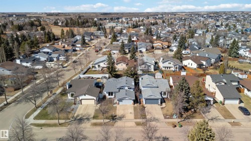 Residential neighborhood featuring detached homes with varied architectural styles - 119 Dorchester Drive, St. Albert, AB - Outdoor With View